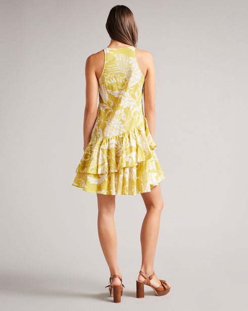 NOEMIY-Swimwear-Things are heating up with NOEMIY. This mini cover-up is adorned with florals and makes the perfect lightweight addition to pop in your suitcase. Throw it on over your swimsuit to grab a cocktail at the bar or for extra coverage when lounging poolside. By choosing Ted Baker cotton products, you're supporting our investment in the Better Cotton Initiative's mission. This product is sourced via a system of mass balance and therefore may not contain Better Cotton. Mini cover up dress 100% Cotto